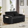 1 versatile foldable sofa bed in 3 lengths, modern sofa sofa sofa velvet pull-out bed