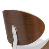 Marana - Bentwood Adjustable Swivel Bar Stool - White