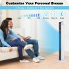 35" Oscillating Tower Fan, 35 dB Quiet  Standing Bladeless Fans w/ Remote 7H Timer 3 Speeds