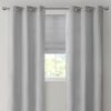 Basketweave Room Darkening Curtain Panel Pair(2 Pcs Window Panels)