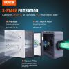 VEVOR Air Scrubber with 3-Stage Filtration, Stackable Negative Air Machine 550 CFM, Air Cleaner with MERV10, Carbon, H13 HEPA, for Home