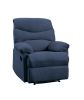 Blue Recliner with Pillow Top Arm