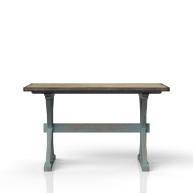 X Based Counter Height Casual Dining Table