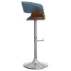 Sheldon - Adjustable Swivel Bar Stool - Denim Blue