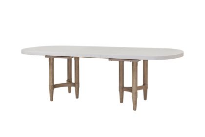 Triad Double Pedestal Dining Table with Leaf