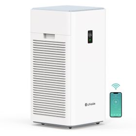 Lifubide Large Room Air Purifier, H13 True HEPA,4555 Sq.Ft Coverage,24dB Low Noise For Bedroom,Removal Of 99.99% 0.01 Microns Particles