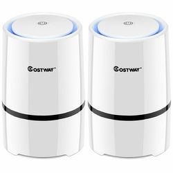 3-in-1 Composite 2 pcs Mini HEPA Air Purifier