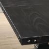 Morland Vintage Black Finish Dining Table