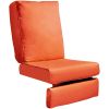 Indoor Outdoor Recliner Replacement Cushion;  Patio Furniture Chair Sofa Washable Cushion Deep Seat;  UV Protected;  Fade Protected and Water Spi