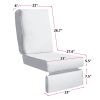 Indoor Outdoor Recliner Replacement Cushion;  Patio Furniture Chair Sofa Washable Cushion Deep Seat;  UV Protected;  Fade Protected and Water Spi