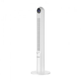 42 Inch 80 Degree Tower Fan with Smart Display Panel and Remote Control (Color: White)